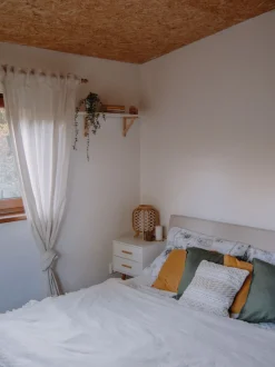 Mesa De Cabeceira Com 2 Gavetas Branca Alabama