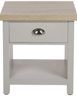 Mesa De Cabeceira Com 1 Gaveta Cinzenta Clio