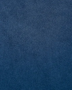 Mesa De Cabeceira Com 2 Gavetas Em Veludo Azul Marinho Sezanne