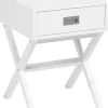 Mesa De Cabeceira Com 1 Gaveta Branca Monroe
