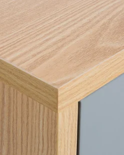 Mesa De Cabeceira Com 1 Gaveta Em Madeira Clara Arvada