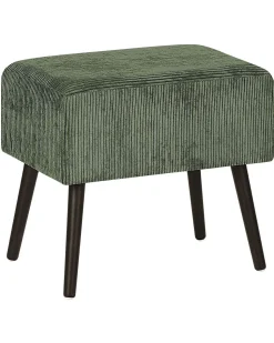 Mesa De Cabeceira Com 1 Gaveta Em Bombazine Verde Eurostar