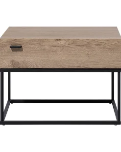 Mesa De Cabeceira Com 1 Gaveta Em Madeira Escura Cairo
