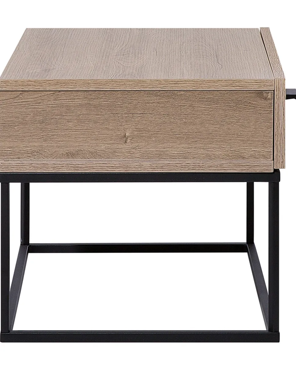 Mesa De Cabeceira Com 1 Gaveta Em Madeira Escura Cairo