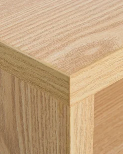 Mesa De Cabeceira Com 2 Gavetas Em Madeira Clara Fargo