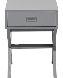 Mesa De Cabeceira Com 1 Gaveta Cinzenta Monroe
