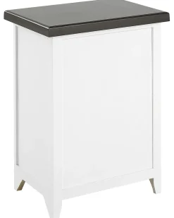 Mesa De Cabeceira Com 1 Gaveta E 1 Porta Branca E Castanha Layola