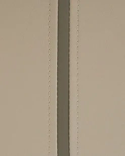 Mesa De Cabeceira Com 1 Gaveta Em Pele Sintetica Creme Betin