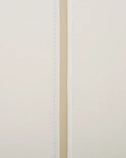 Mesa De Cabeceira Com 1 Gaveta Em Pele Sintetica Branca Betin