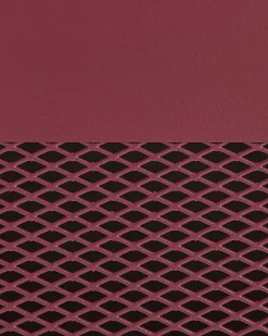 Mesa De Cabeceira Com 1 Porta Em Metal Vermelho Ossett