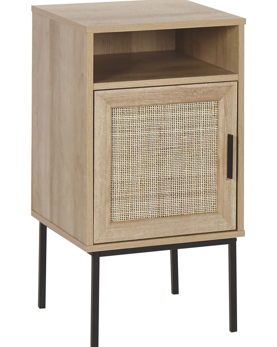 Mesa De Cabeceira Com 1 Porta Em Madeira Clara Pasco