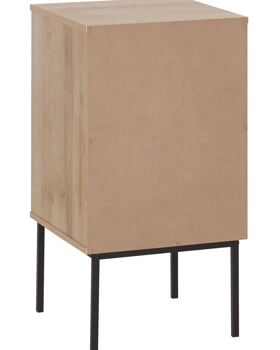 Mesa De Cabeceira Com 1 Porta Em Madeira Clara Pasco