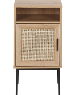 Mesa De Cabeceira Com 1 Porta Em Madeira Clara Pasco