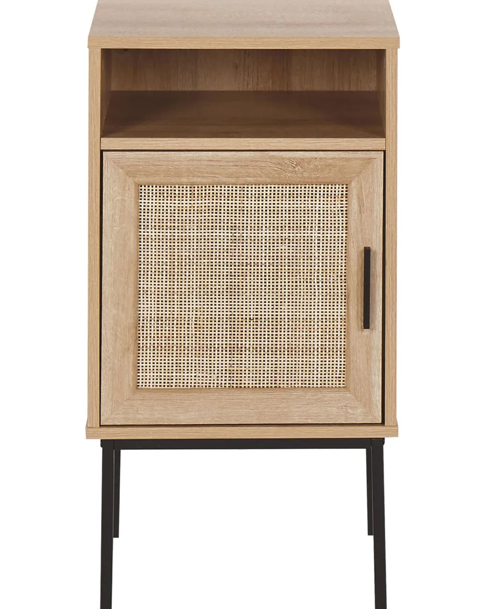 Mesa De Cabeceira Com 1 Porta Em Madeira Clara Pasco