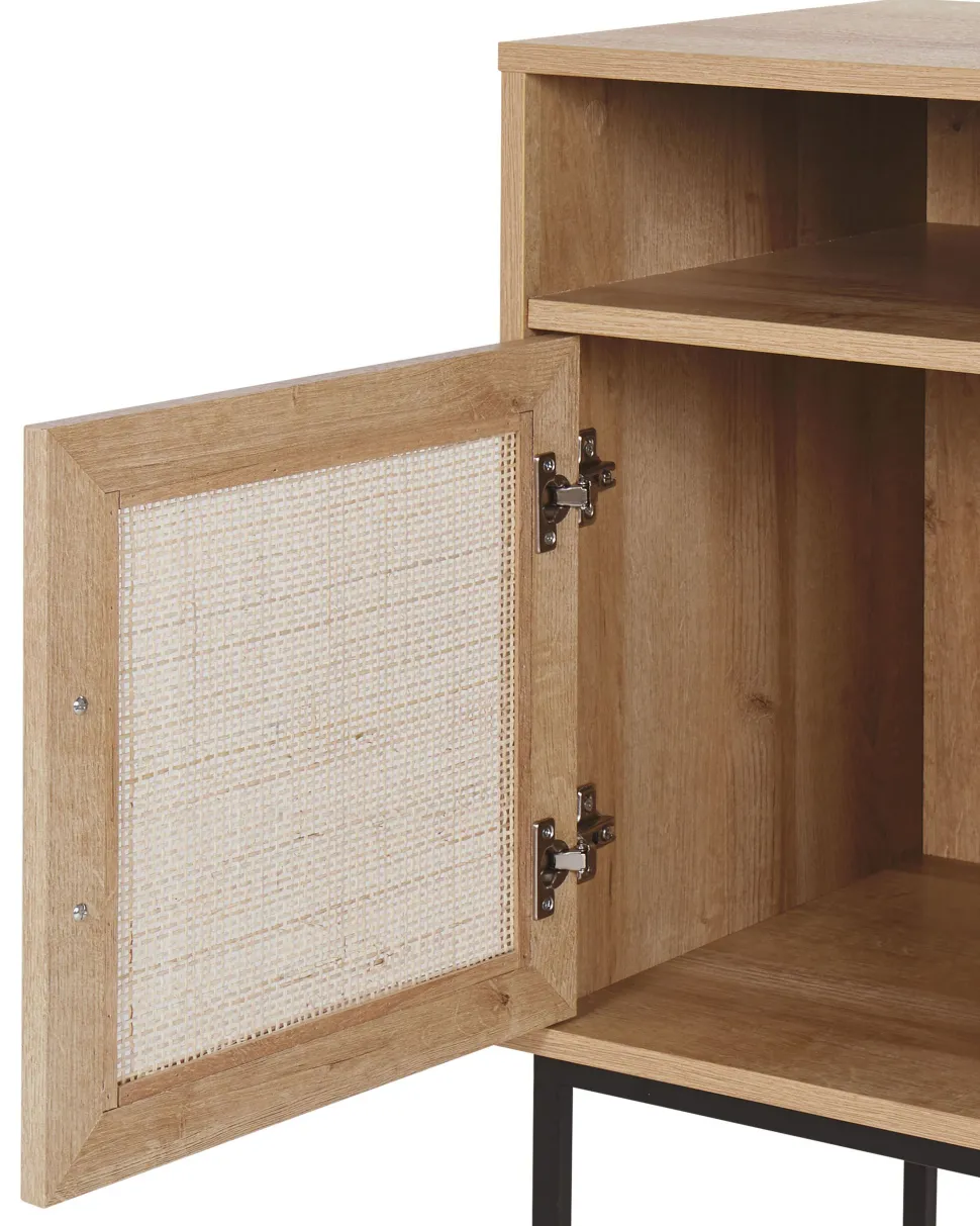 Mesa De Cabeceira Com 1 Porta Em Madeira Clara Pasco