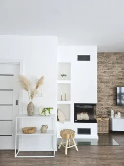 Mesa De Cabeceira Redonda Em Madeira Clara Nampa