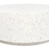 Mesa De Centro Branca Com Efeito Terrazzo Trezzo