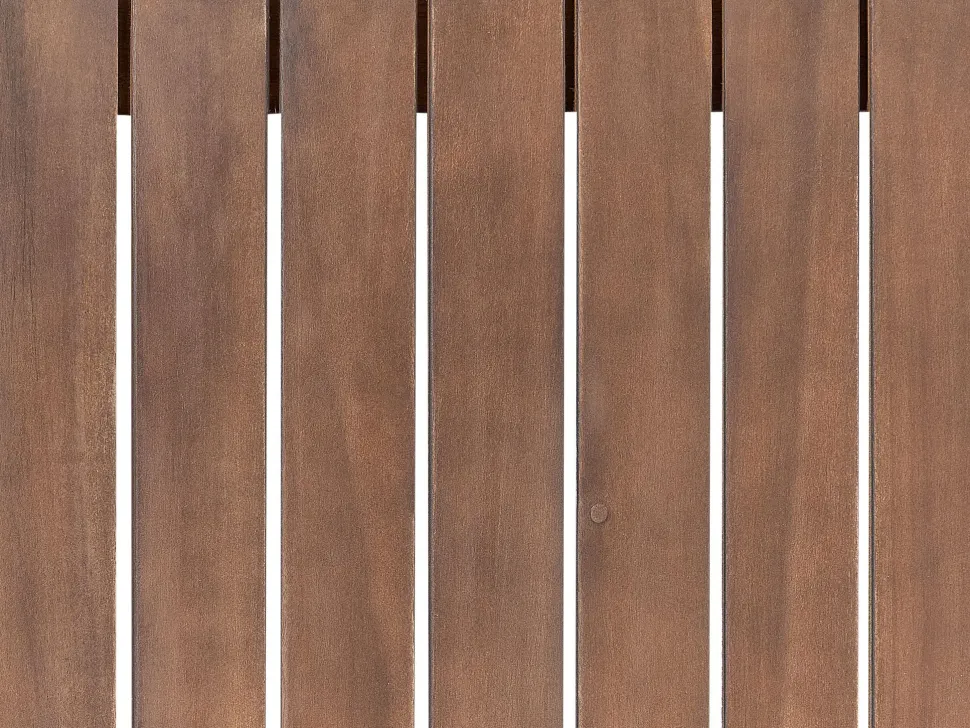 Mesa De Centro Em Madeira Escura De Acacia 90 X 75 Cm Timor Ii