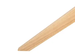 Mesa De Centro Em Madeira Clara E Tampo De Vidro Temperado 80 Cm Valley