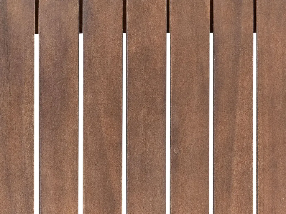 Mesa De Centro Madeira De Acacia Certificada Escura 90 X 75 Cm Timor Ii