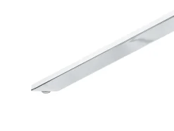 Mesa De Jantar Com Vidro Temperado E Pernas Prateadas 160 X 90 Cm Cora