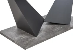 Mesa De Jantar Extensivel Em Efeito De Betao 160/200 X 90 Cm Alcantra