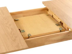 Mesa De Jantar Extensivel Castanha Clara 150/190 X 90 Cm Madox