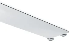 Mesa De Jantar Redonda Com Vidro Temperado E Pernas Prateadas 120 Cm Maramo