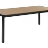 Mesa De Jardim Castanha Clara E Preta 180 X 90 Cm Vernio