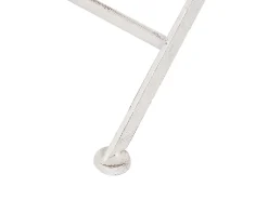 Mesa De Jardim Em Metal Branco O 70 Cm Scafa