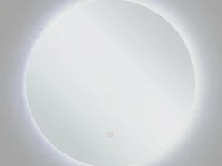 Movel De Casa De Banho Com Espelho Em Branco E Cinzento Escuro Manzon