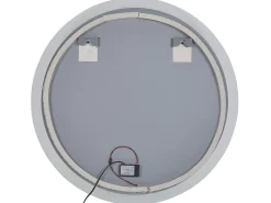 Movel De Casa De Banho Com Espelho Em Branco E Cinzento Escuro Manzon