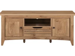 Movel De Tv Com 1 Gaveta E 2 Portas Em Madeira Clara Agora