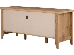 Movel De Tv Com 1 Gaveta E 2 Portas Em Madeira Clara Agora