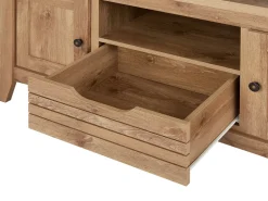 Movel De Tv Com 1 Gaveta E 2 Portas Em Madeira Clara Agora