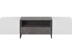 Movel De Tv Com 1 Gaveta E Iluminação Led Em Branco Russel