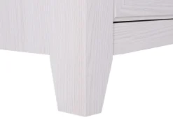 Movel De Tv Com 1 Gaveta E 2 Portas Creme E Cor De Madeira Escura Nashville