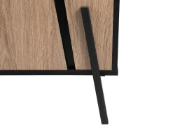 Movel De Tv Com 1 Gaveta E 2 Portas Em Madeira Clara Blackpool