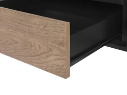 Movel De Tv Com 1 Gaveta E 2 Portas Em Madeira Clara Blackpool