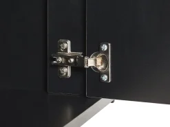 Movel De Tv Com 1 Gaveta E 2 Portas Cinzento Claro E Preto Blackpool