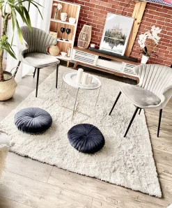 Movel De Tv Com 1 Gaveta E 5 Prateleiras Em Madeira Escura E Branco Detroit