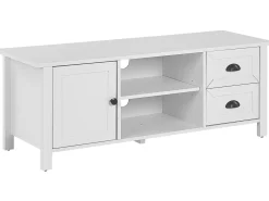 Movel De Tv Com 2 Gavetas E 2 Portas Branco Honolulu