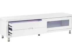 Movel De Tv Com 2 Gavetas E 1 Porta Branco Pemborke