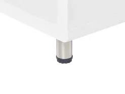 Movel De Tv Com 2 Gavetas Branco E Cor De Madeira Clara Knox