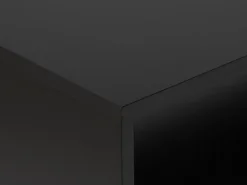 Movel De Tv Com 2 Gavetas Em Madeira Clara E Preto Sydney