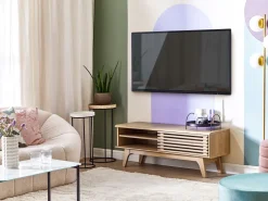 Movel De Tv Com 1 Porta Em Madeira Clara Toledo