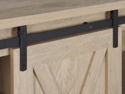 Movel De Tv Com 2 Portas Em Madeira Clara Ulan