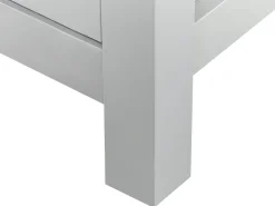 Movel De Tv Com 2 Portas E 2 Prateleiras Em Cinzento E Madeira Clara Hamp