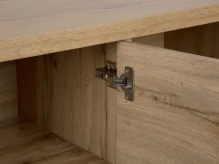 Movel De Tv Com 2 Portas Em Madeira Clara Timber