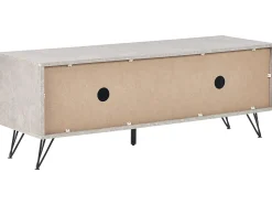 Movel De Tv Com 2 Portas Em Efeito De Betao Cinzento Halston